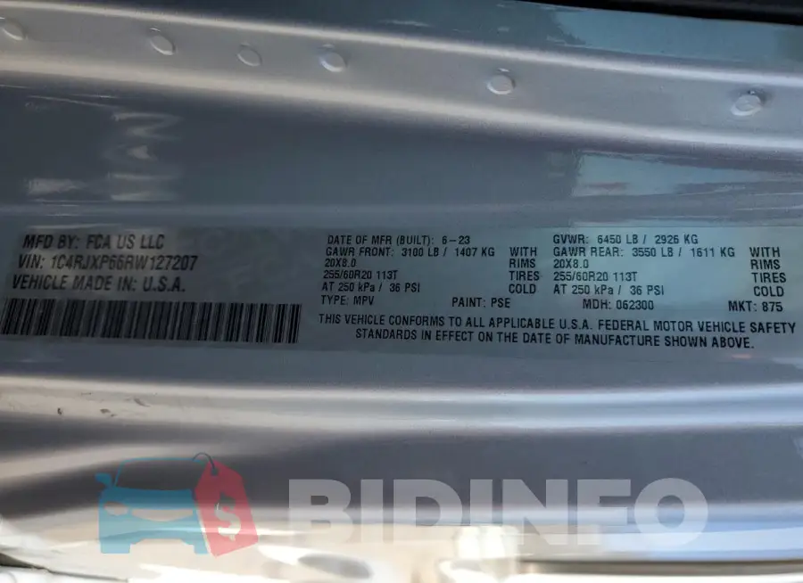 1C4RJXP66RW127207 Photo# 12