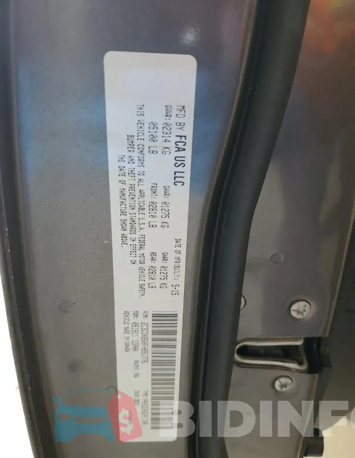 2C3CDXBG0FH851776 Photo# 13