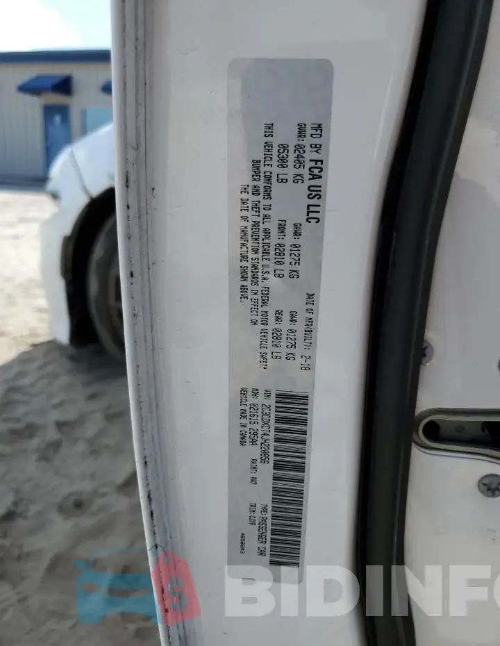2C3CDXCT4JH220856 Photo# 12