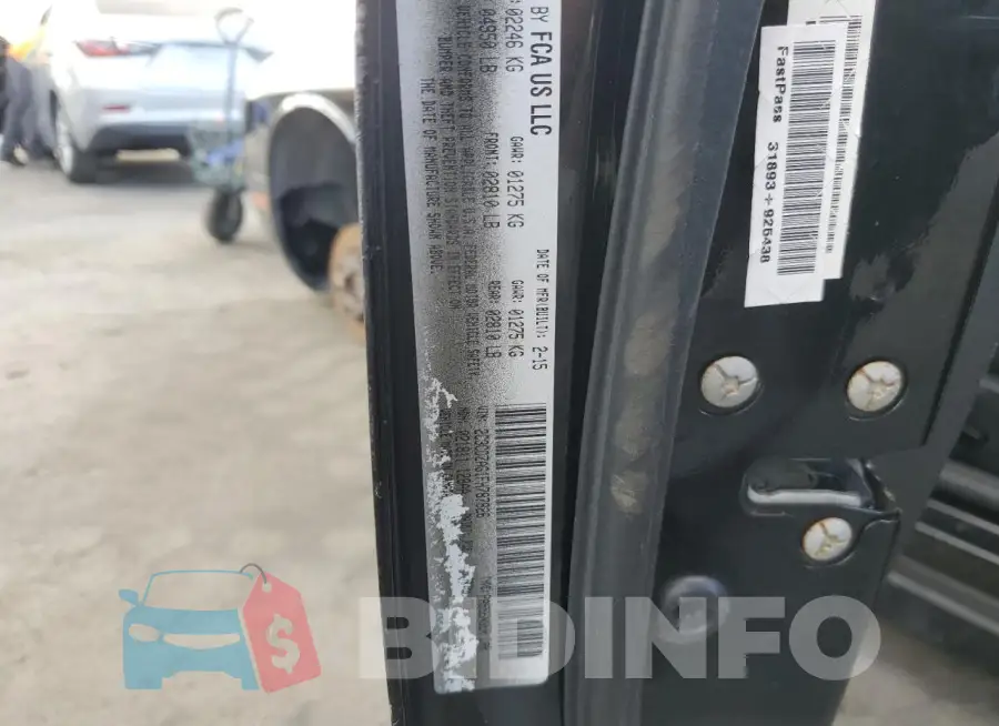 2C3CDZAG1FH787826 Photo# 12
