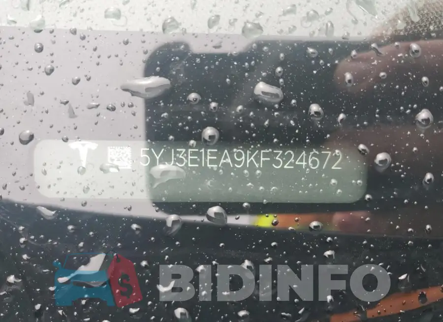5YJ3E1EA9KF324672 Photo# 13