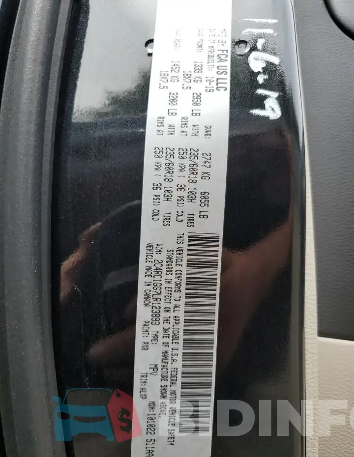 2C4RC1GG7LR123893 Photo# 14