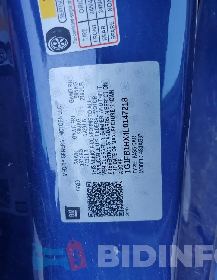 1G1FB1RX4L0147218 Photo# 12