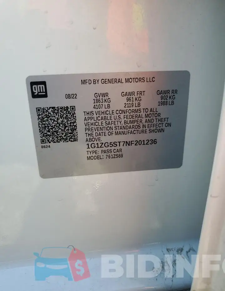 1G1ZG5ST7NF201236 Photo# 12
