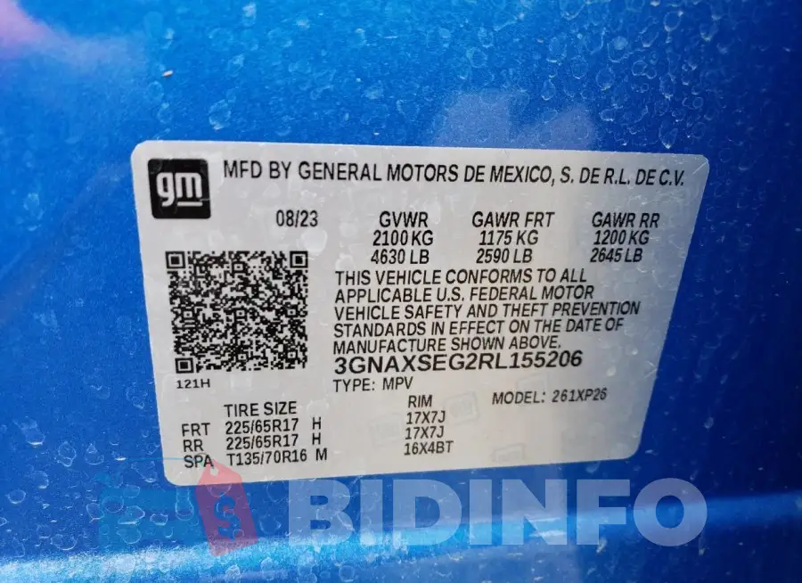 3GNAXSEG2RL155206 Photo# 13