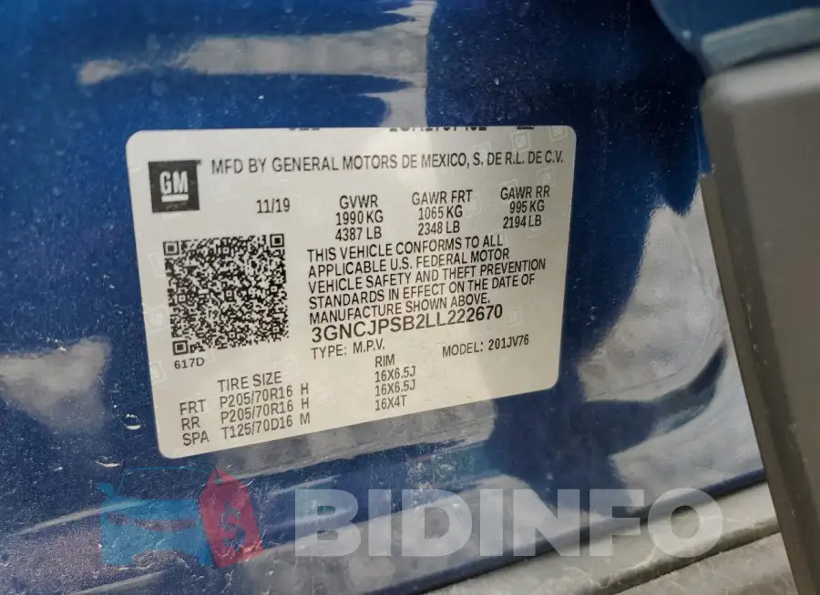 3GNCJPSB2LL222670 Photo# 13