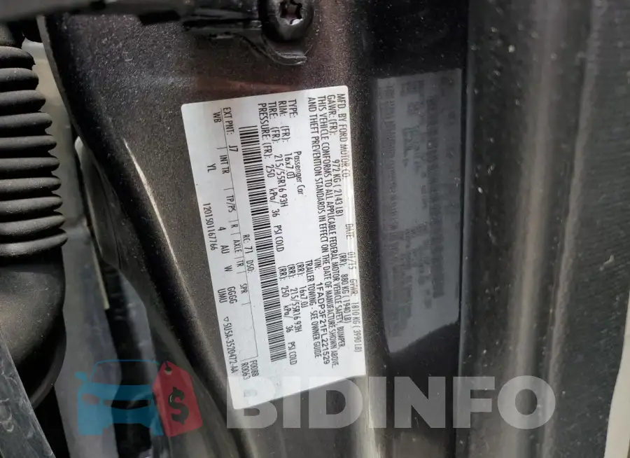 1FADP3F21FL221529 Photo# 13
