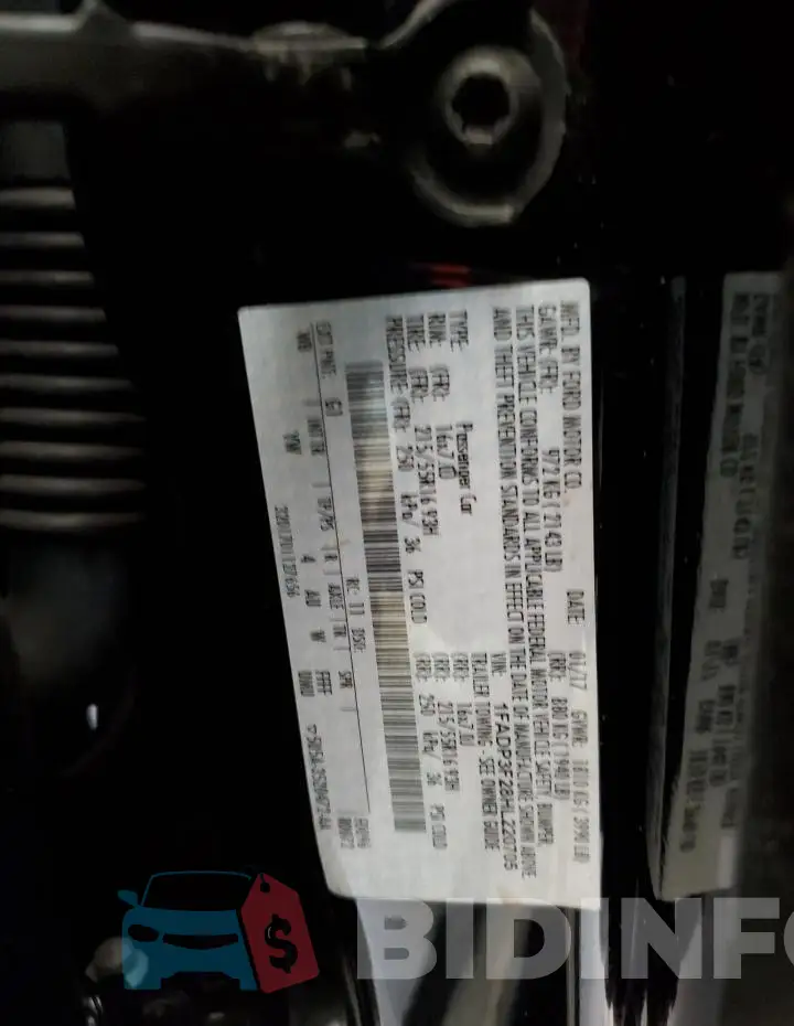1FADP3F28HL220705 Photo# 12