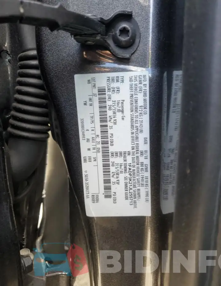 1FADP3K21JL255713 Photo# 12