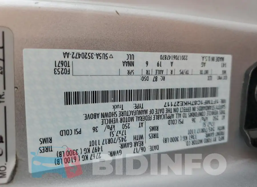 1FTMF1C87HKE27117 Photo# 12