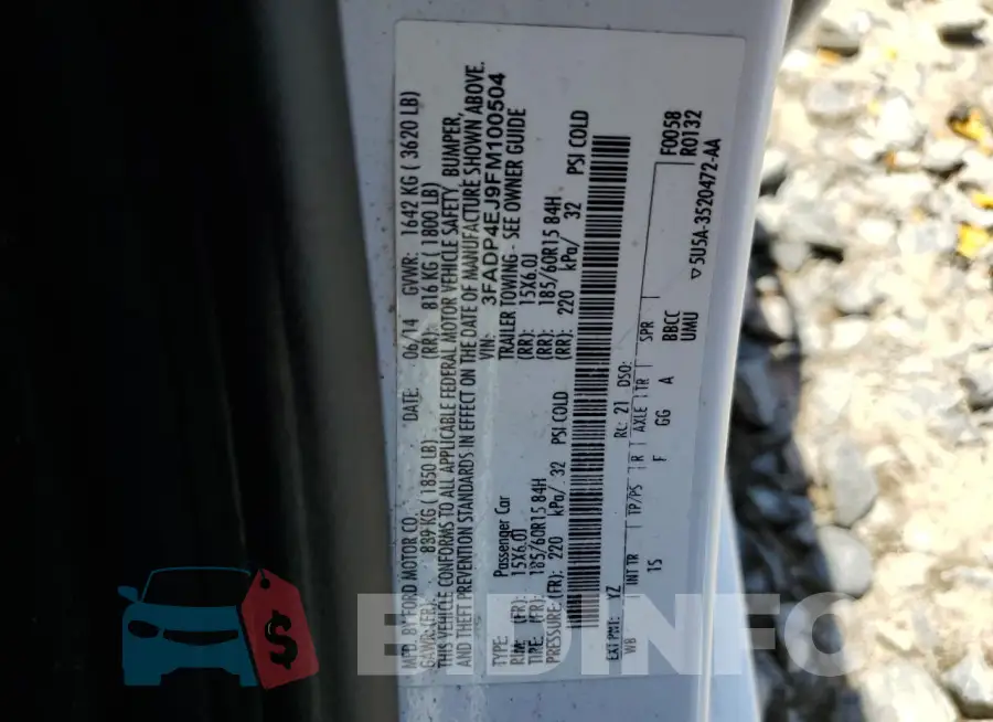 3FADP4EJ9FM100504 Photo# 12