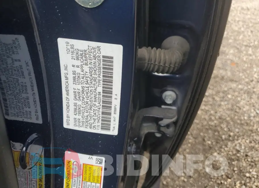 1HGCV1F47LA025184 Photo# 13