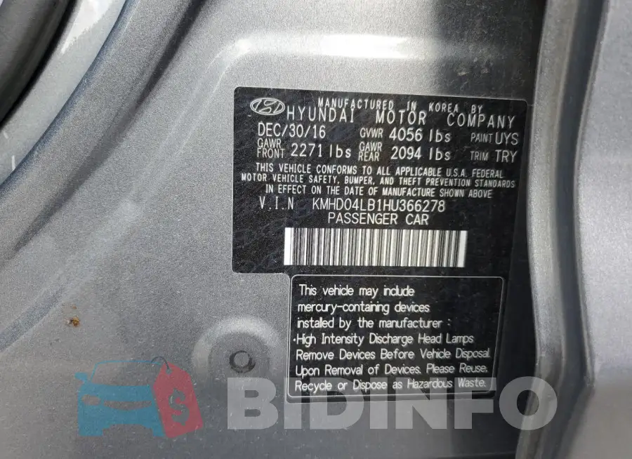 KMHD04LB1HU366278 Photo# 12