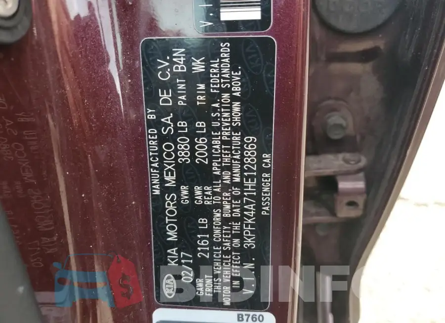 3KPFK4A71HE128869 Photo# 13
