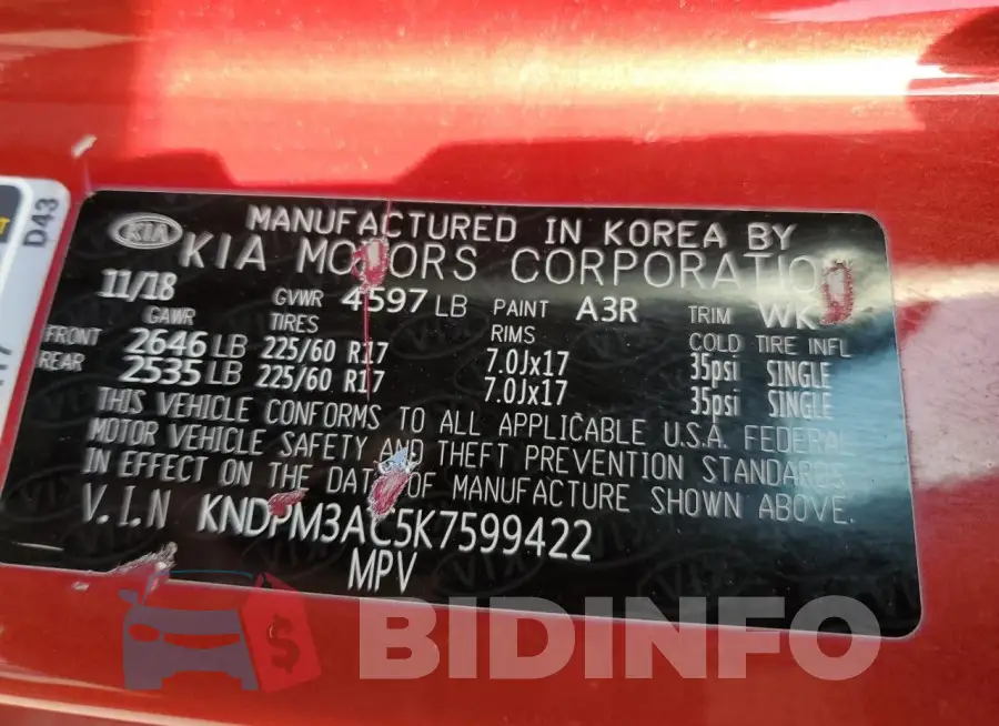 KNDPM3AC5K7599422 Photo# 12
