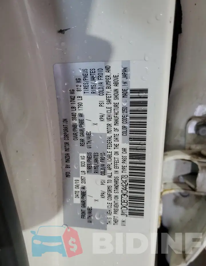 JM1DKDB73K0442478 Photo# 12