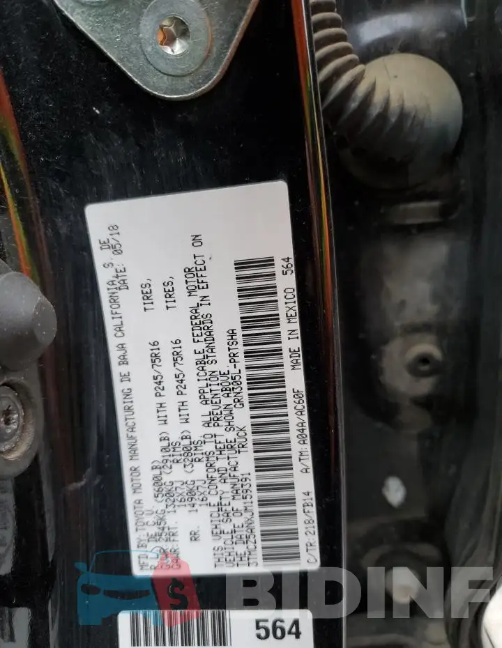 3TMCZ5ANXJM159391 Photo# 13