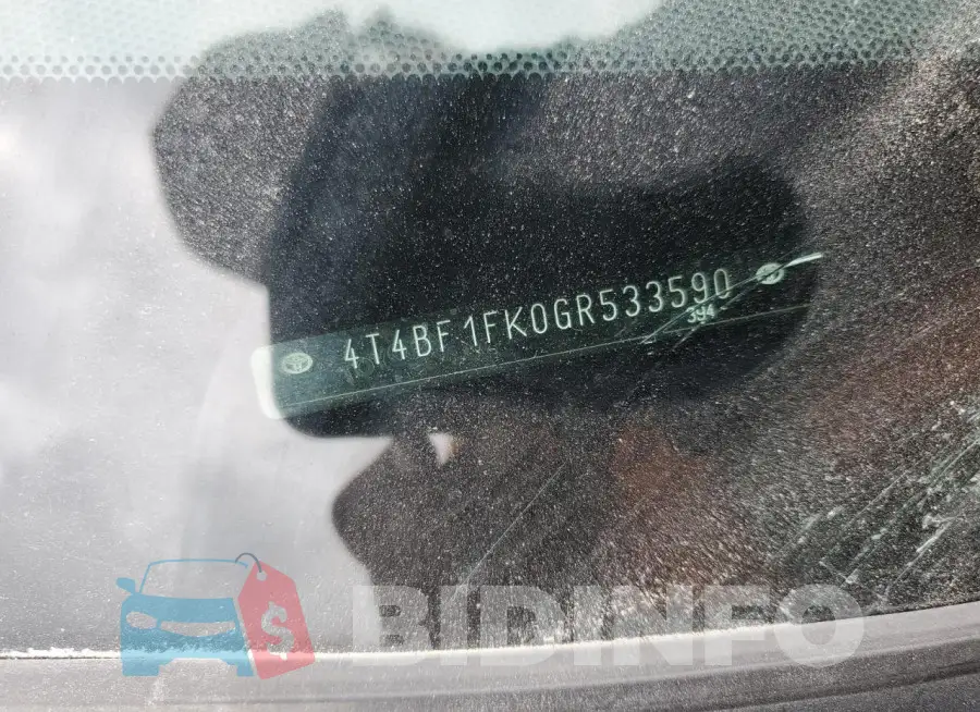4T4BF1FK0GR533590 Photo# 12
