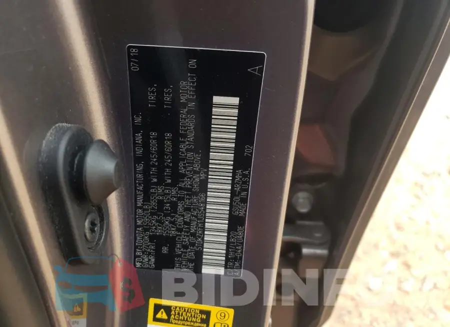5TDKZRFH1JS548166 Photo# 12