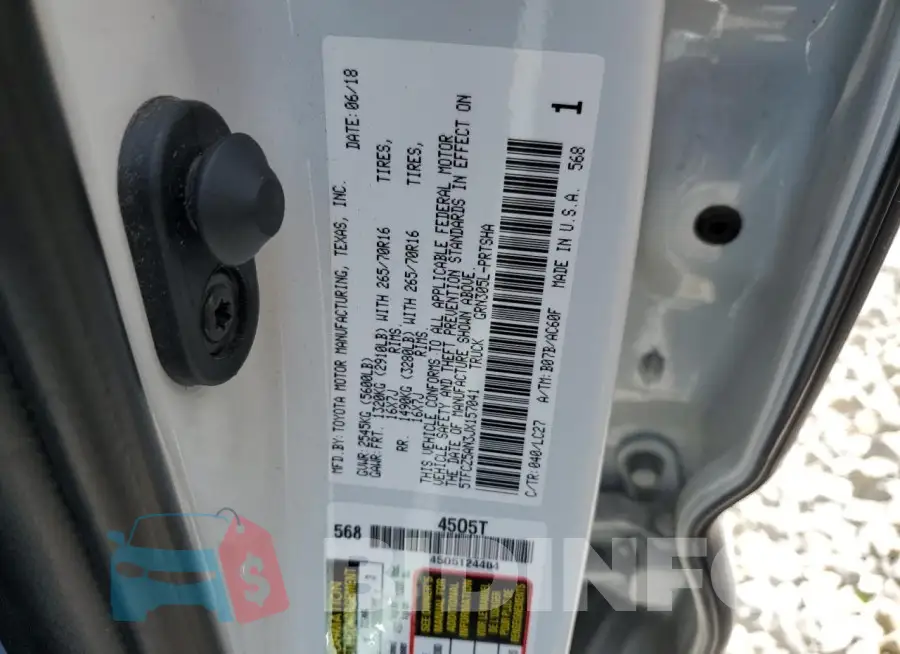 5TFCZ5AN3JX157041 Photo# 12