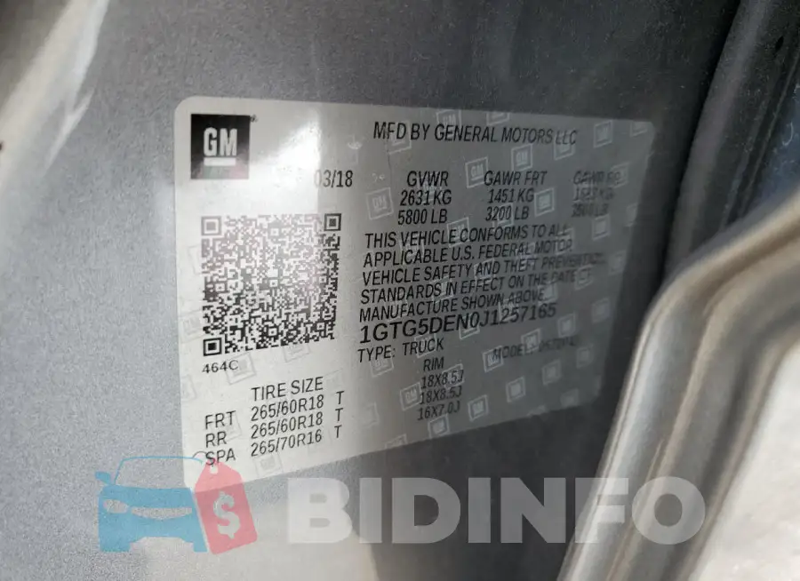 1GTG5DEN0J1257165 Photo# 12