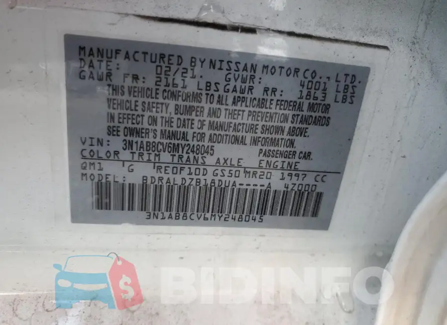 3N1AB8CV6MY248045 Photo# 12