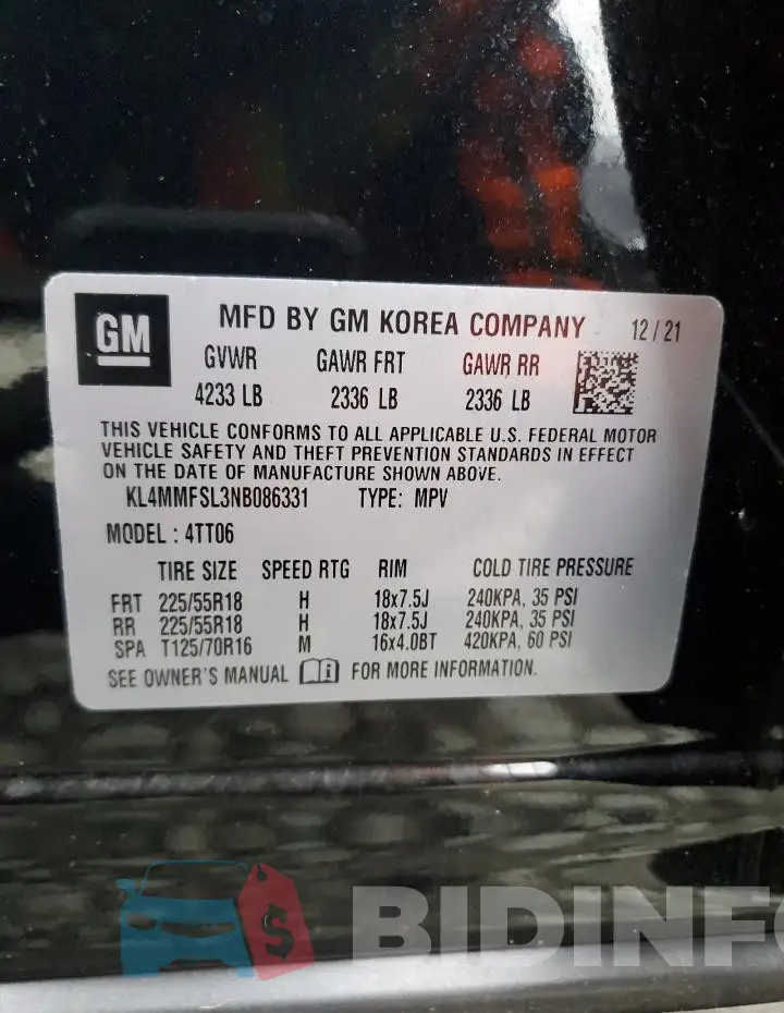 KL4MMFSL3NB086331 Photo# 12