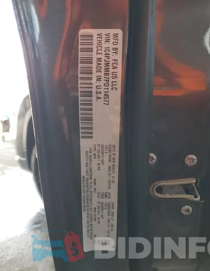 1C4PJMMB7PD114577 Photo# 14