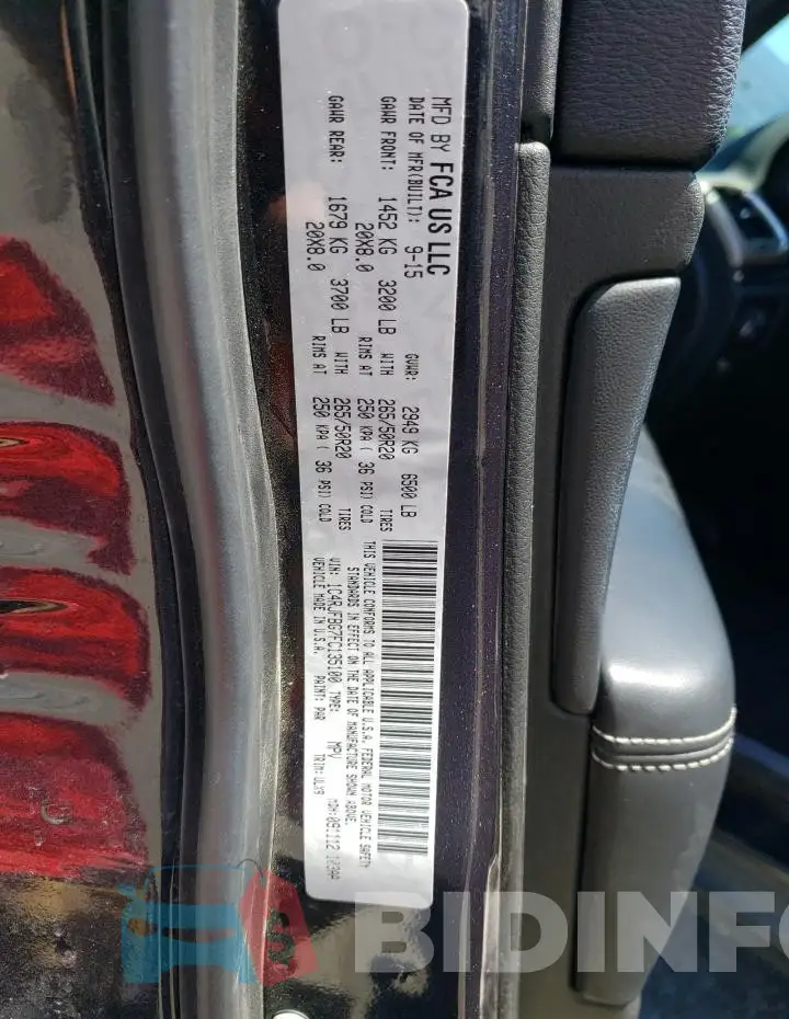 1C4RJFBG7FC135100 Photo# 13