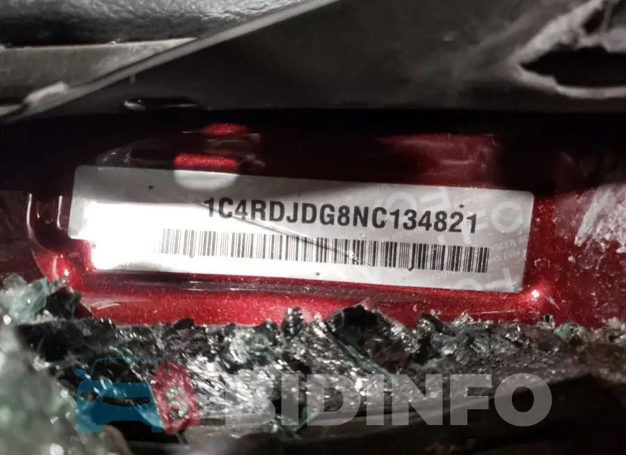 1C4RDJDG8NC134821 Photo# 12