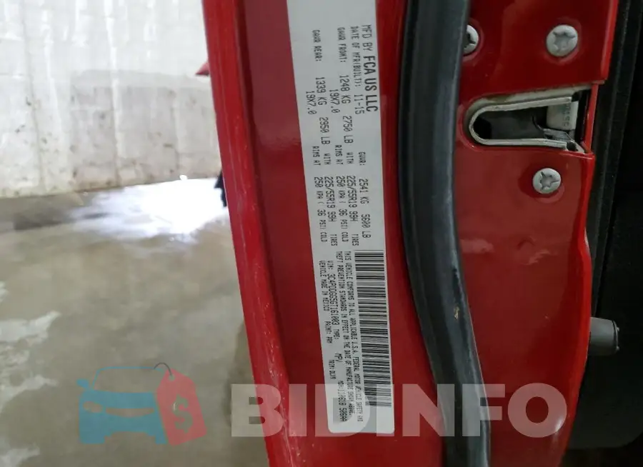 3C4PDDGG5GT161003 Photo# 14
