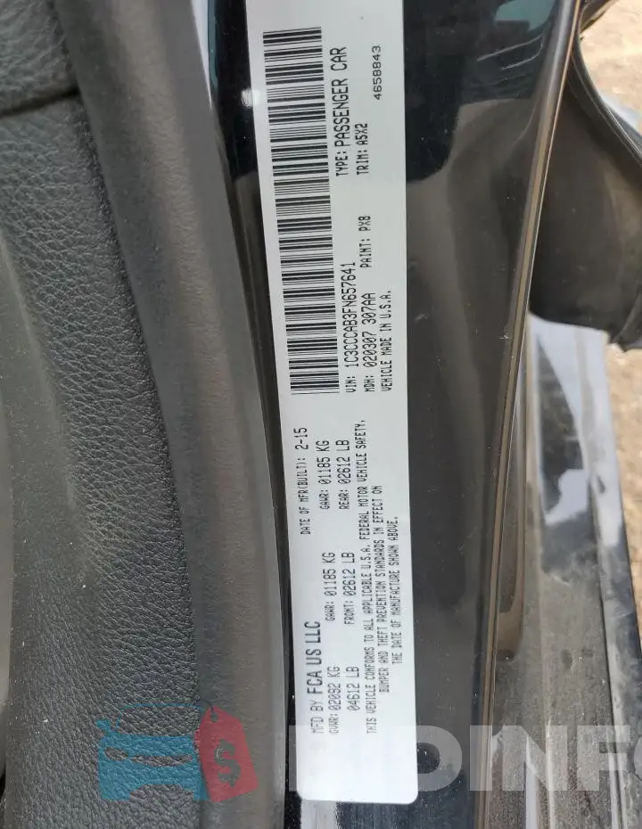 1C3CCCAB3FN657641 Photo# 12