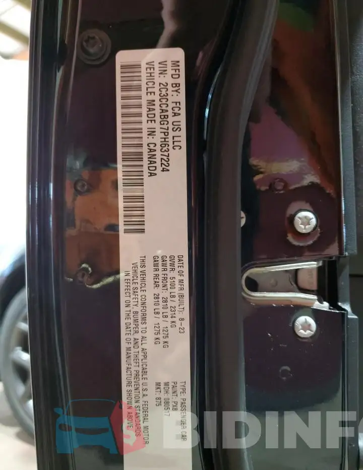 2C3CCABG7PH637224 Photo# 12
