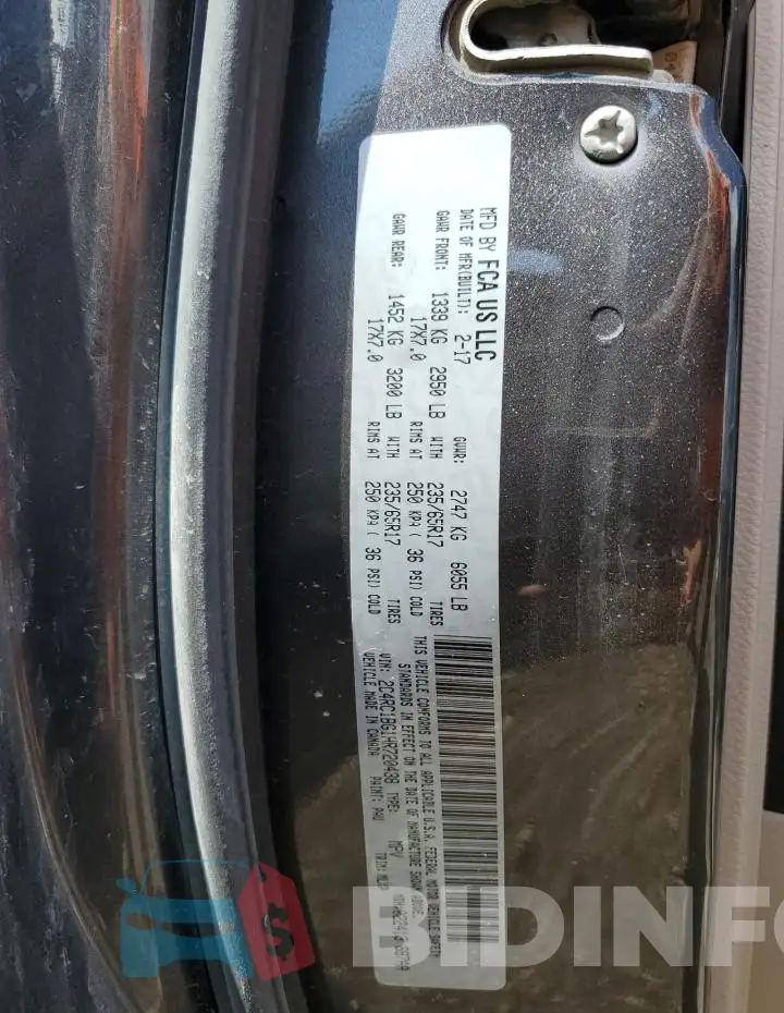 2C4RC1BG1HR720438 Photo# 13