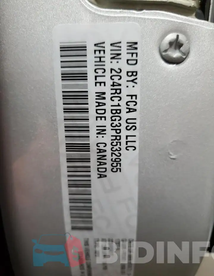 2C4RC1BG3PR532955 Photo# 13