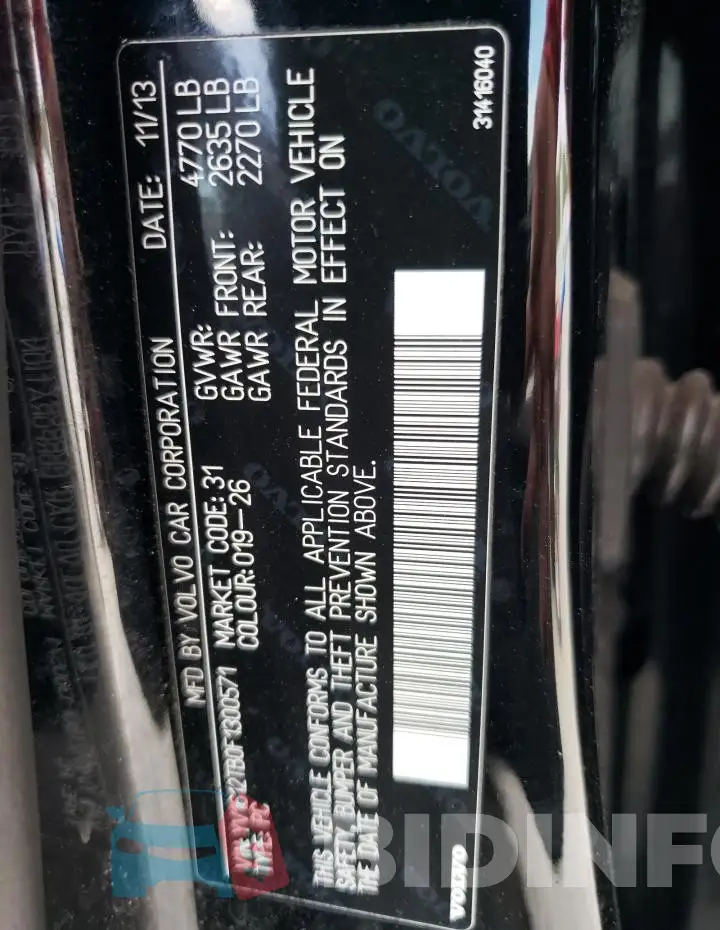 YV1612TB0F1300571 Photo# 12