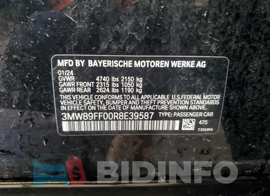 3MW89FF00R8E39587 Photo# 12