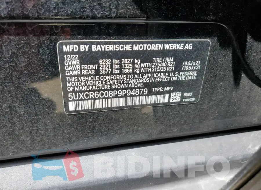 5UXCR6C08P9P94879 Photo# 13