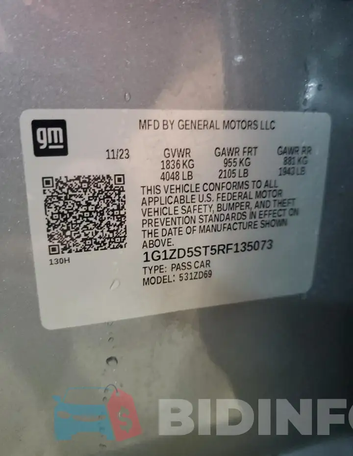1G1ZD5ST5RF135073 Photo# 12