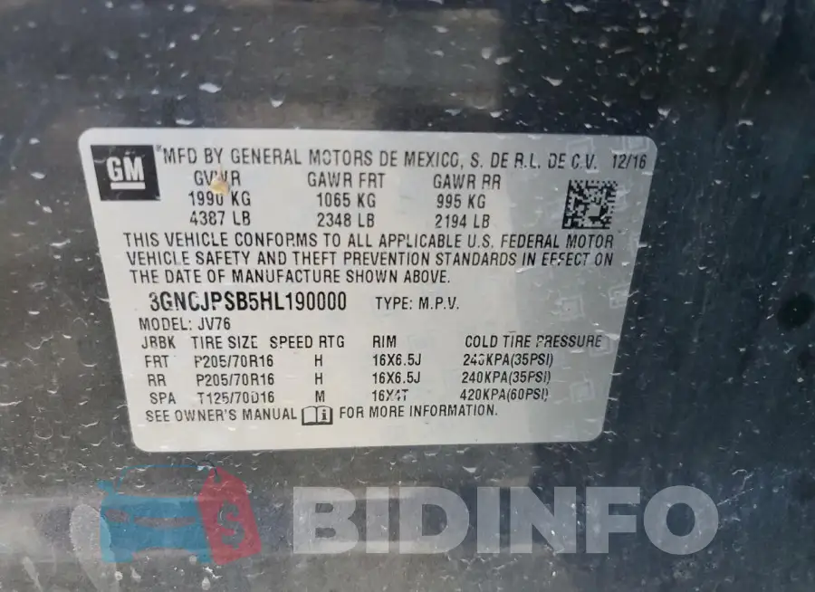 3GNCJPSB5HL190000 Photo# 12