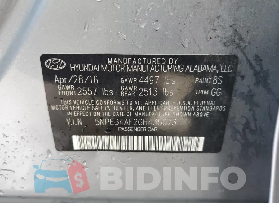 5NPE34AF2GH435073 Photo# 12