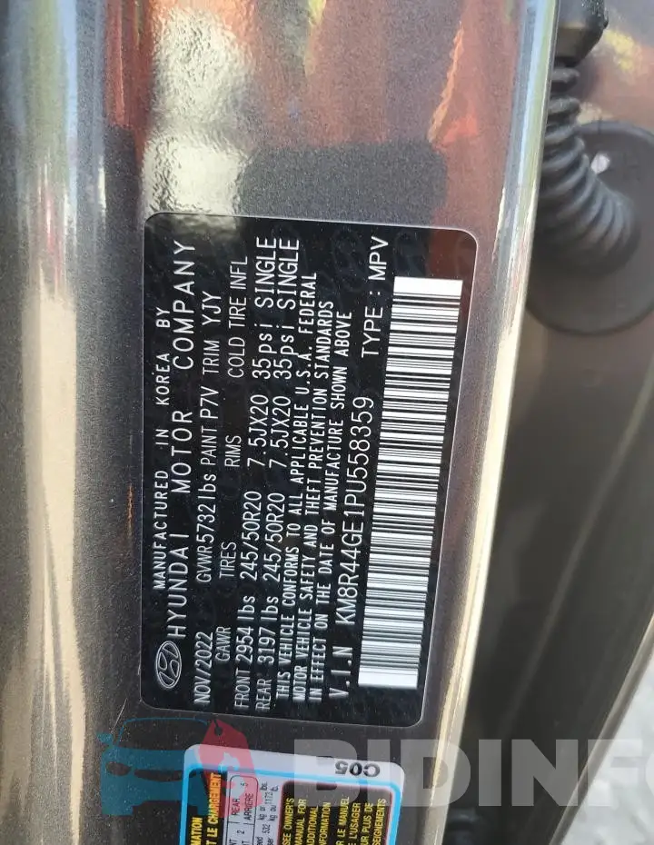 KM8R44GE1PU558359 Photo# 14