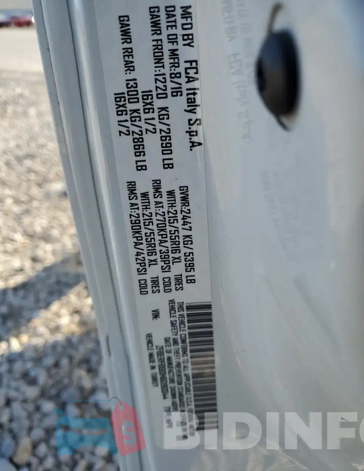 ZFBERFBB0H6D90044 Photo# 13