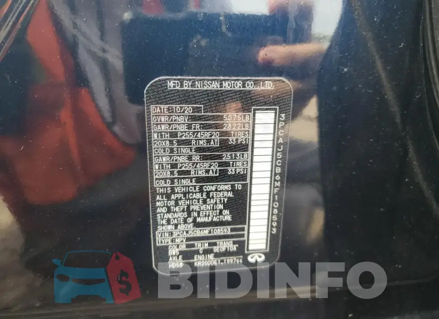 3PCAJ5CB6MF108593 Photo# 13