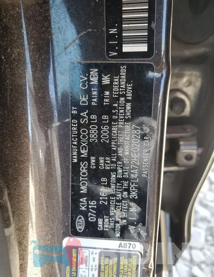 3KPFL4A72HE020287 Photo# 13