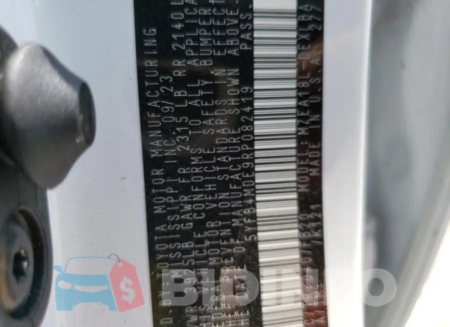 5YFB4MDE9RP082419 Photo# 12