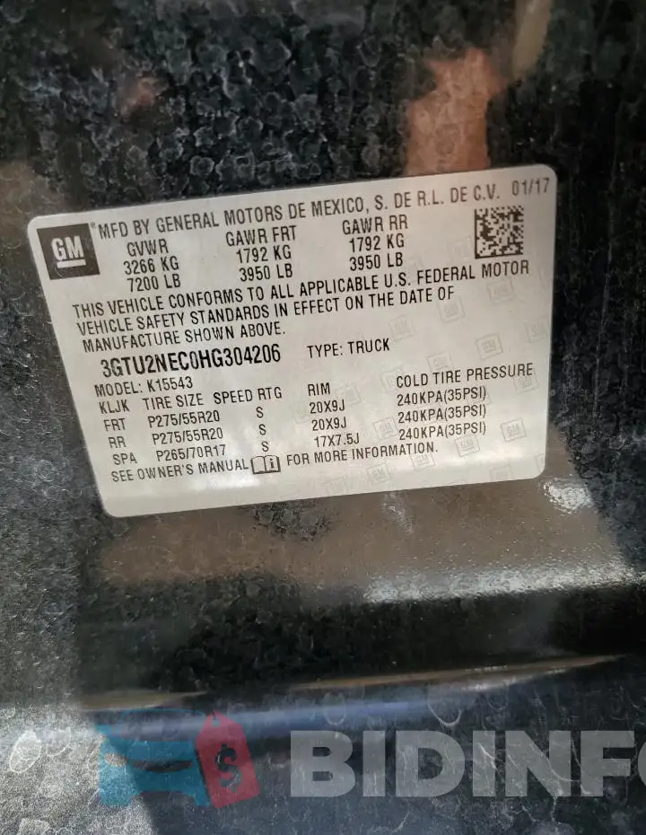 3GTU2NEC0HG304206 Photo# 12