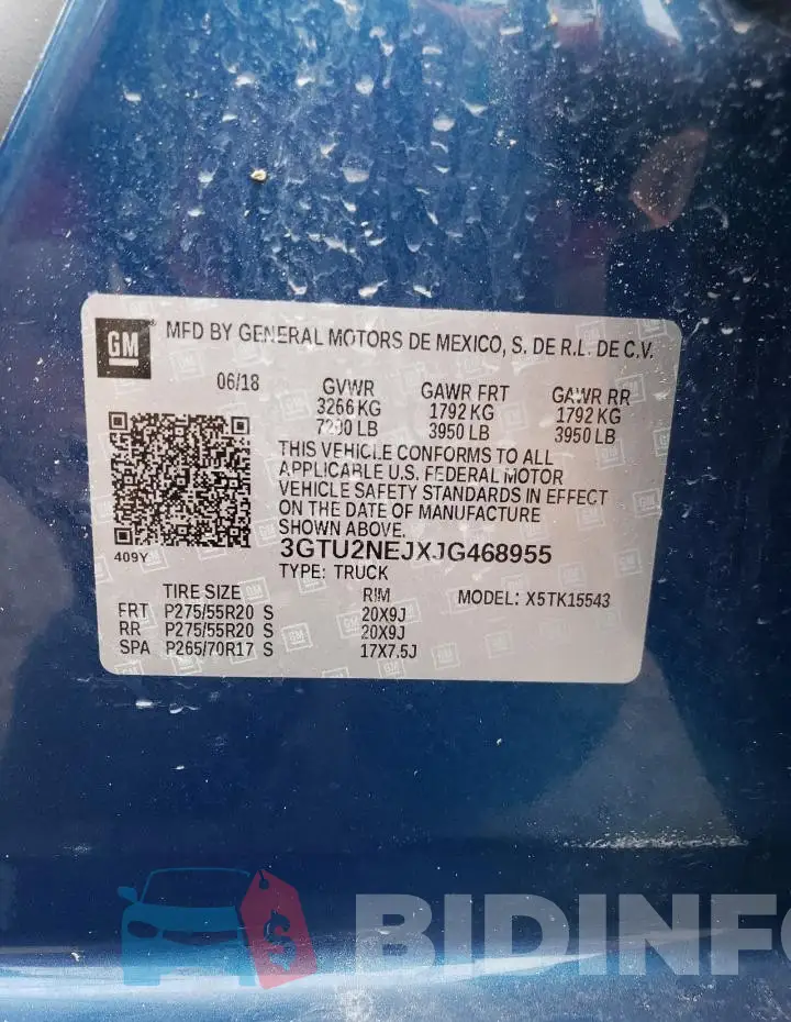 3GTU2NEJXJG468955 Photo# 13