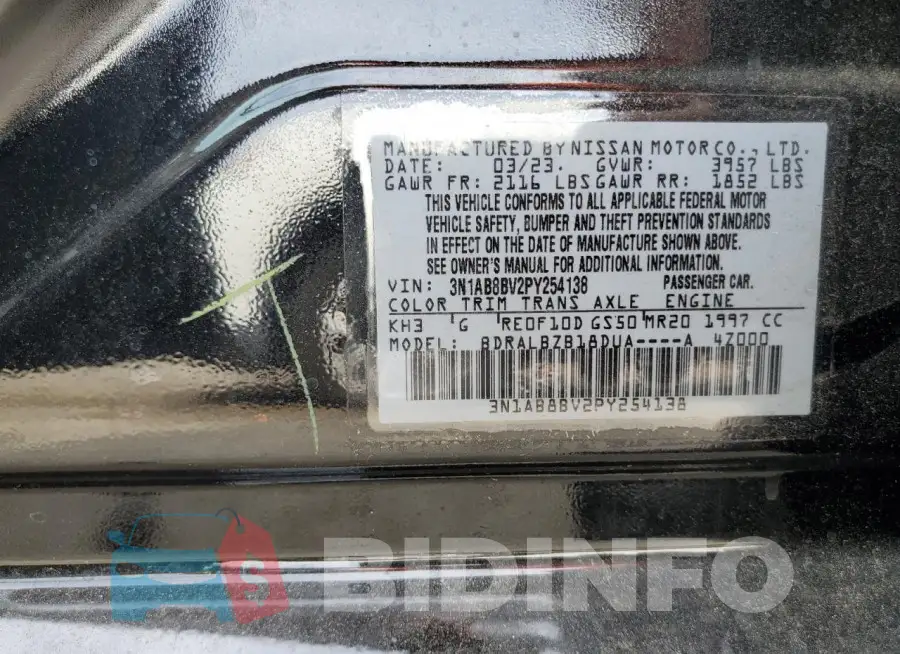 3N1AB8BV2PY254138 Photo# 13