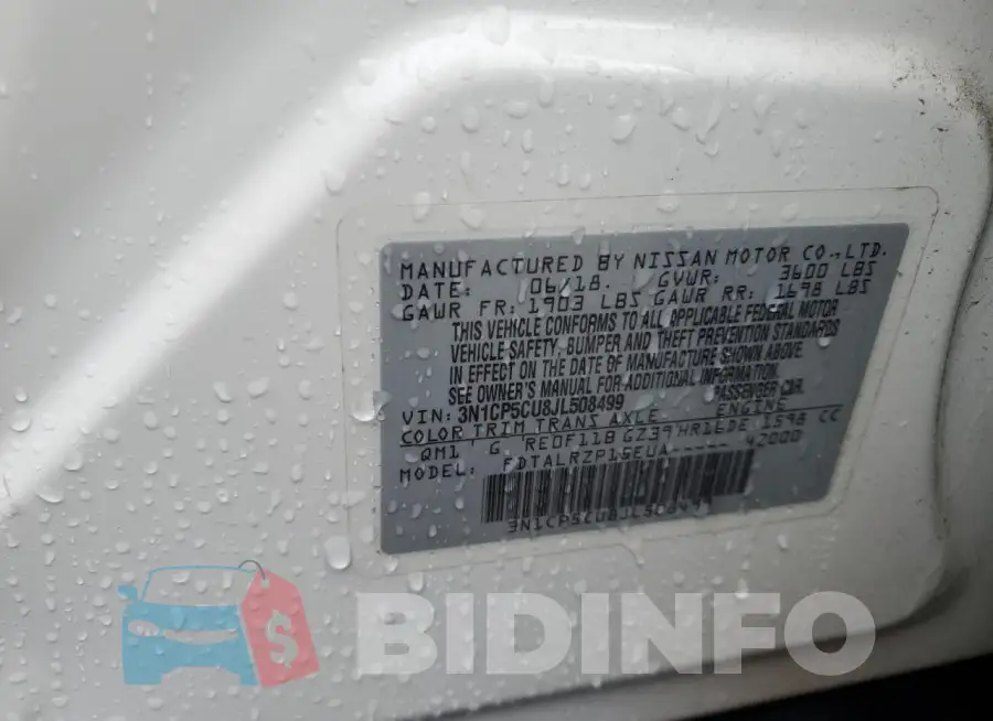 3N1CP5CU8JL508499 Photo# 12